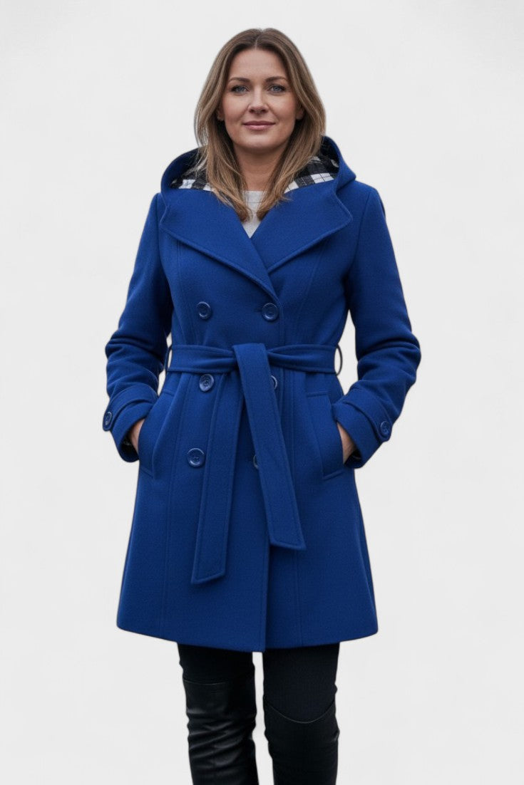 Leona™ | Elegant dobbeltradet frakke