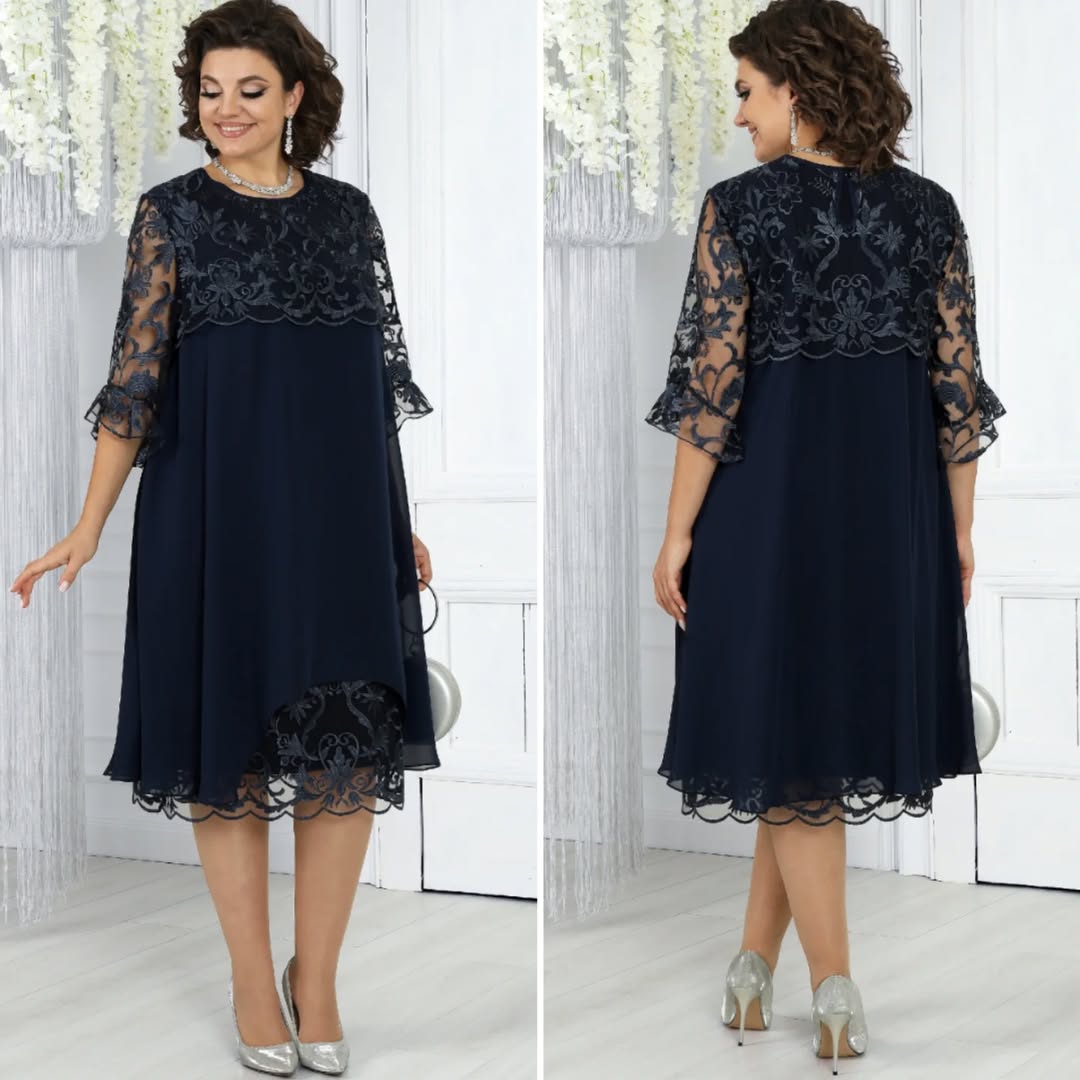 Lirona™ – Casual chic midikjole