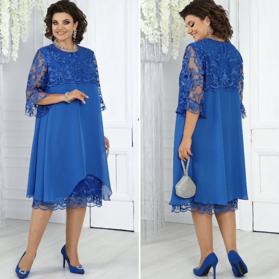 Lirona™ – Casual chic midikjole