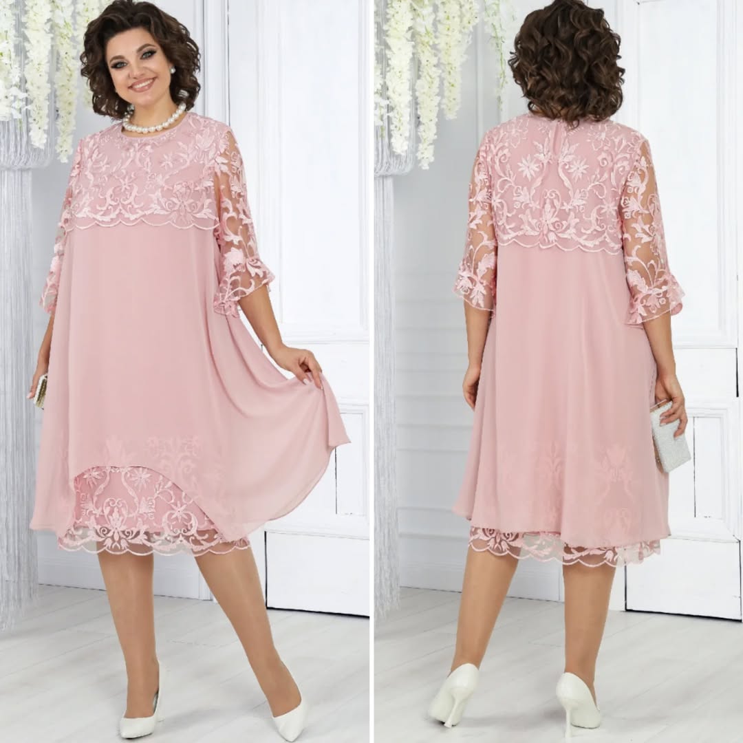 Lirona™ – Casual chic midikjole