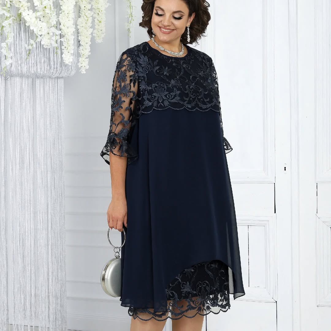 Lirona™ – Casual chic midikjole