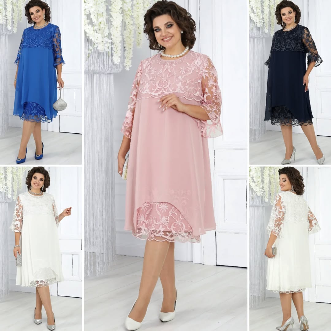 Lirona™ – Casual chic midikjole